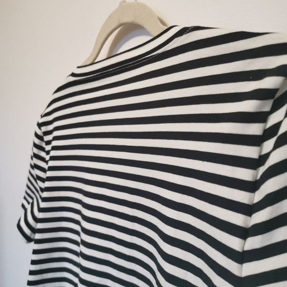 KATE SPADE BROOME STREET| Striped shirt with ruffled peplum size L - Picture 8 of 14